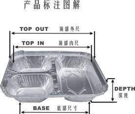制造鋁箔餐盒模具鋁箔盒模具 中博鋁箔制品